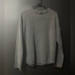 Cozy Gray Knit Sweater